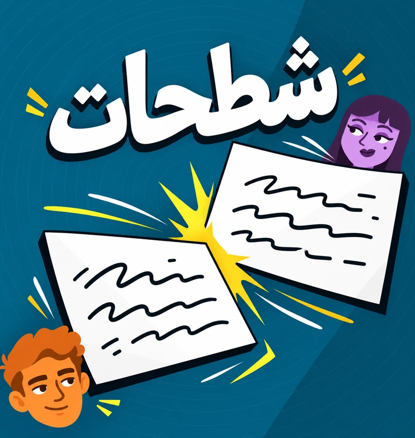 بطاقة لعبة شطحات في مجلس